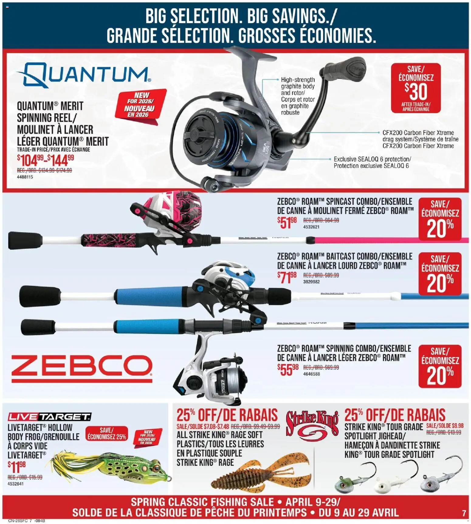 Cabelas weekly flyer / circulaire - page 7- valid from Apr 9, 2026