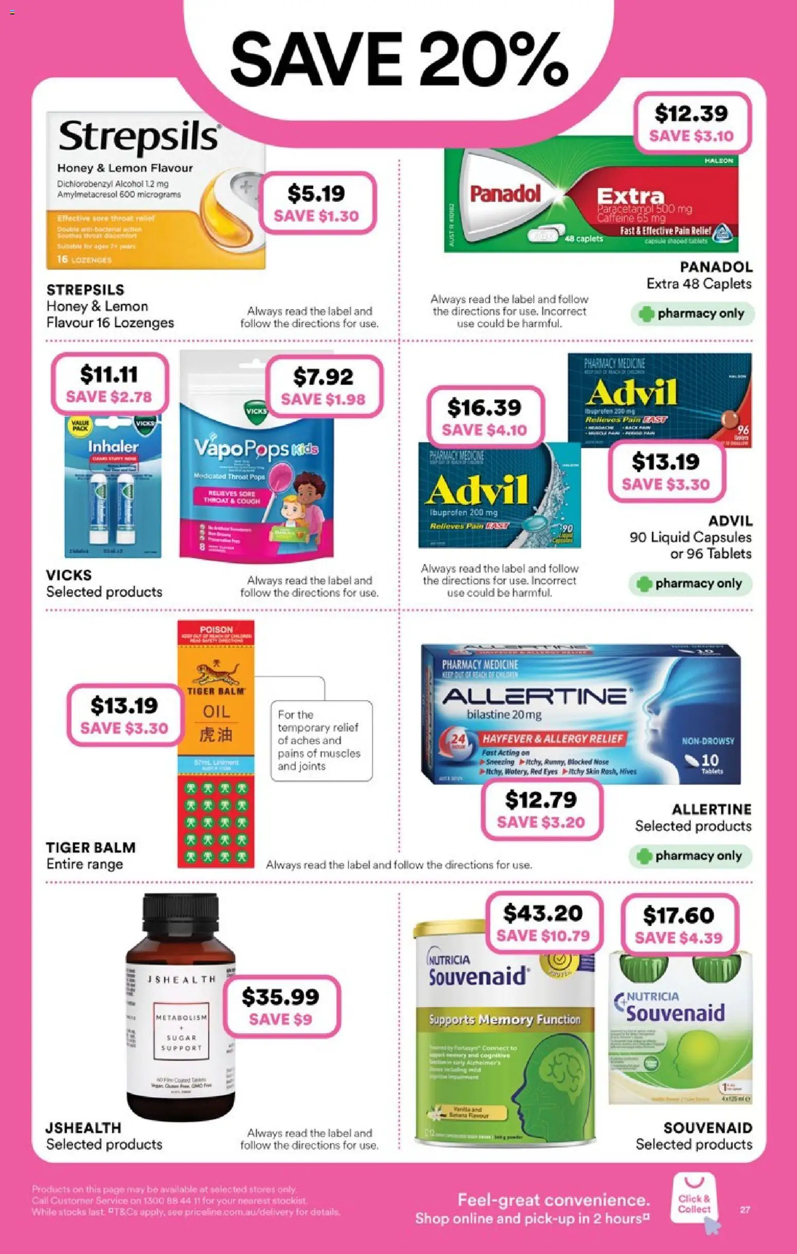 Priceline Pharmacy Catalogue  - page 27- valid from 19/02/2026