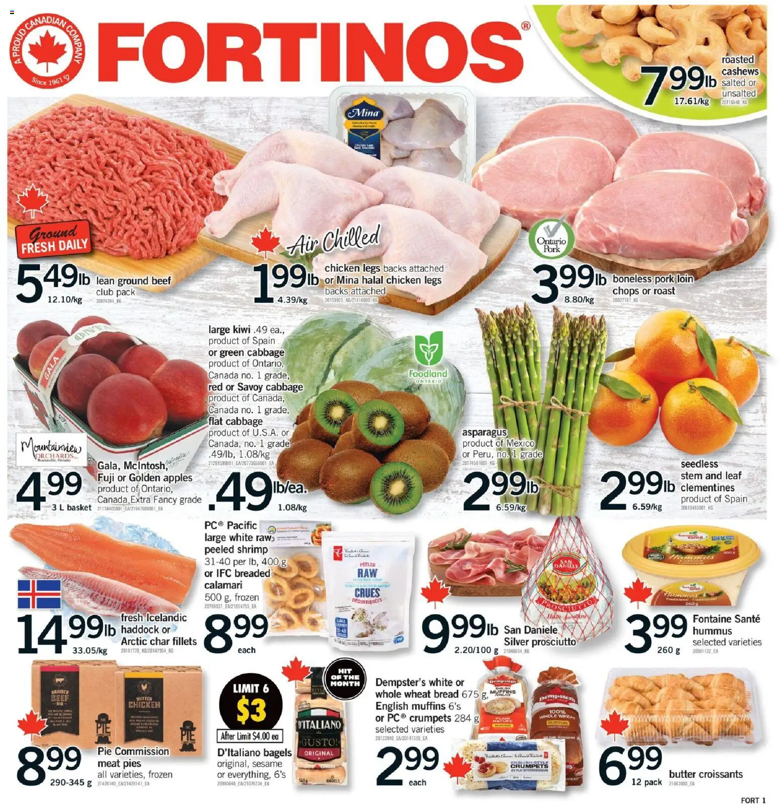 Fortinos weekly flyer / circulaire - page 1- valid from Nov 20, 2025