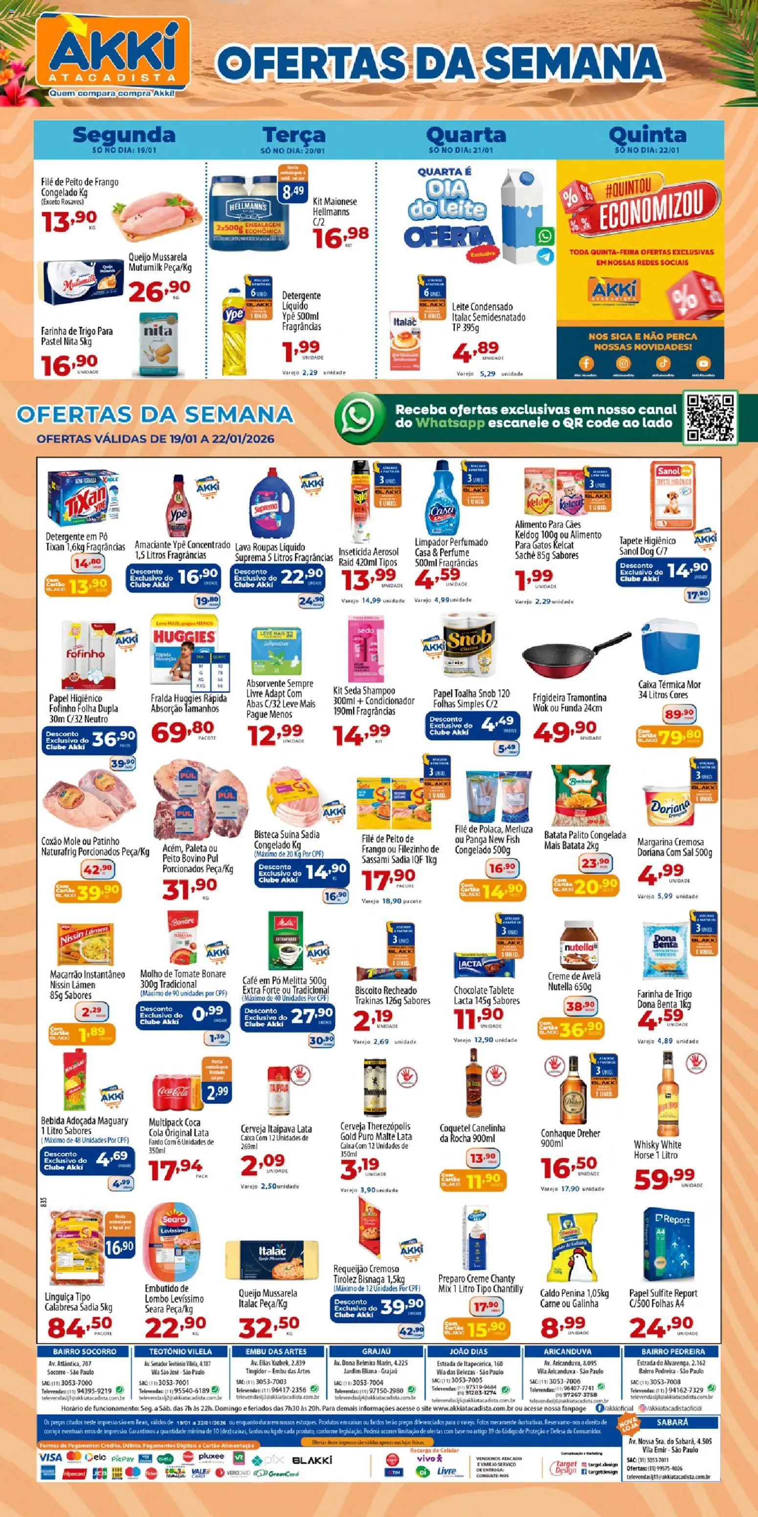 Akki Atacadista - Ofertas da semana - página 1- válido a partir de 19/01/2026
