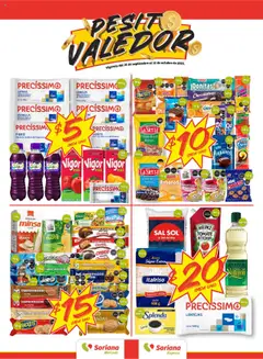 Soriana - Pesito Valedor Mercado: Nay, Sin, Son válido desde 25/09/2025