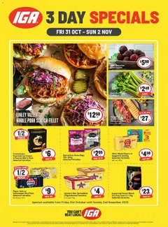 IGA catalogue preview - valid from 29/10/2025