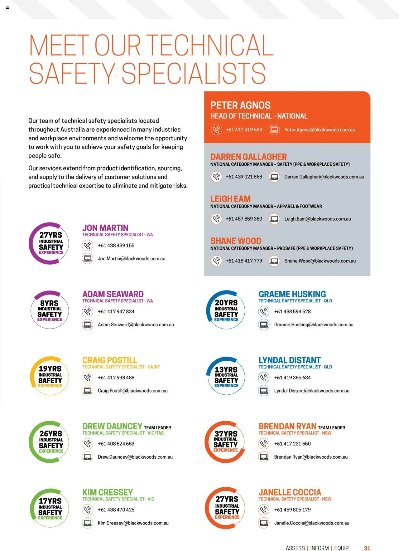 Black Woods Safety Spotlight Magazine - page 31- valid from 07/10/2025