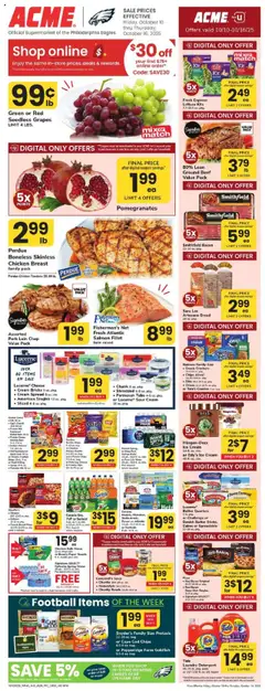 Preview Acme Weekly Ad - PA valid from 10/10/2025