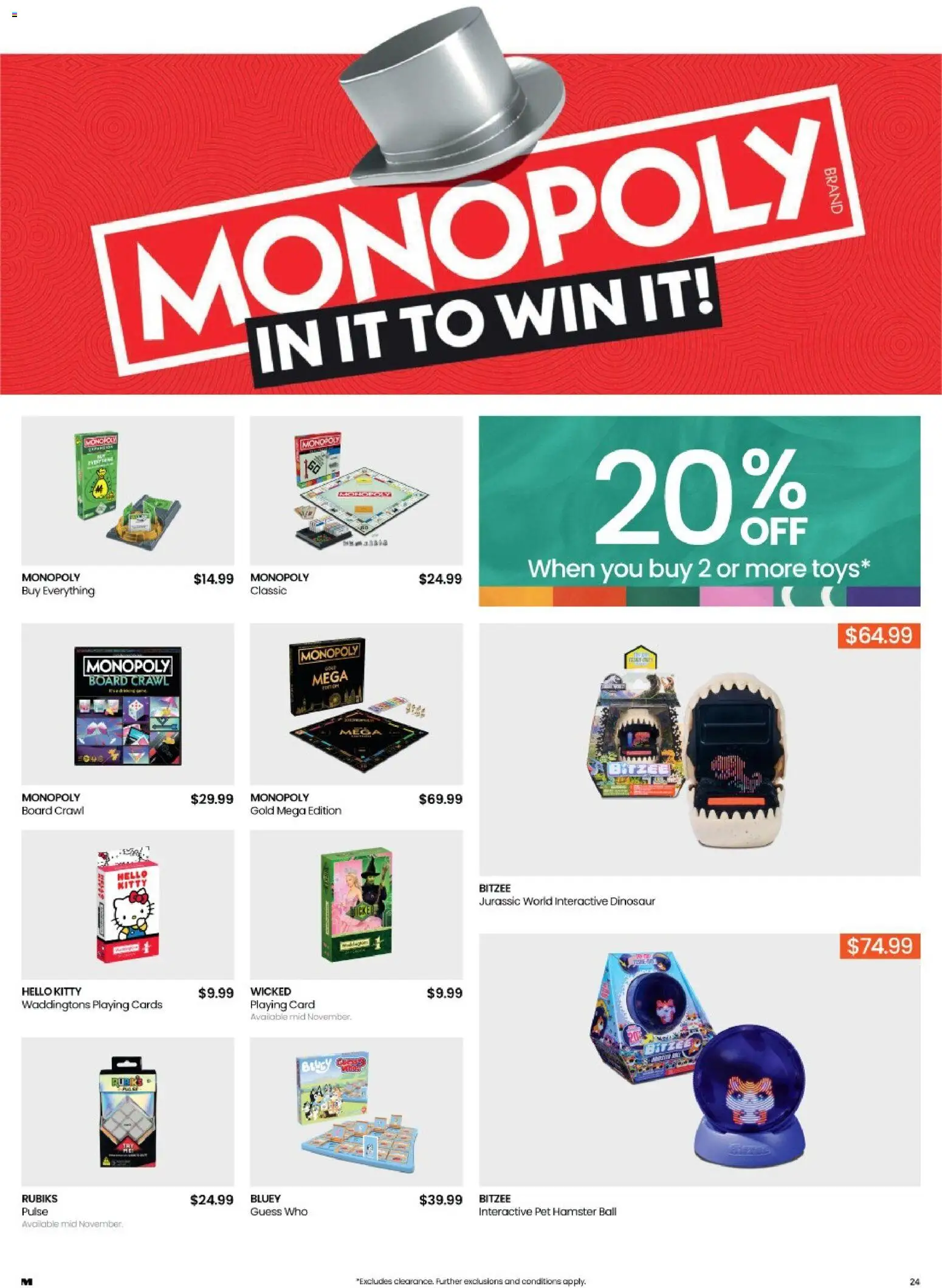 Myer Catalogue Toy Sale - page 24- valid from 27/10/2025