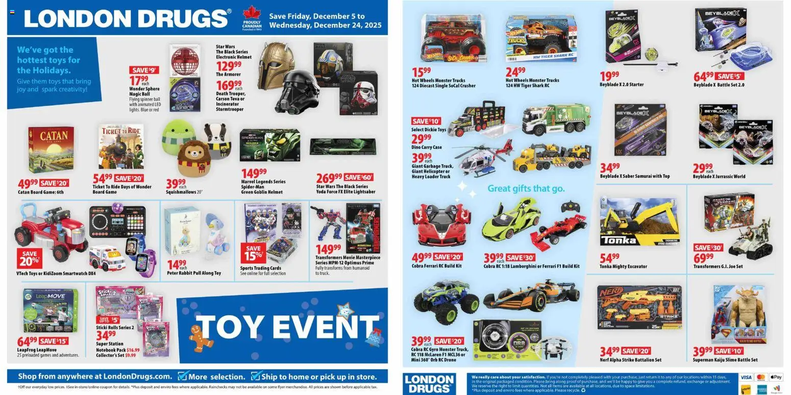 London Drugs - Toy Insert - page 1- valid from Dec 5, 2025