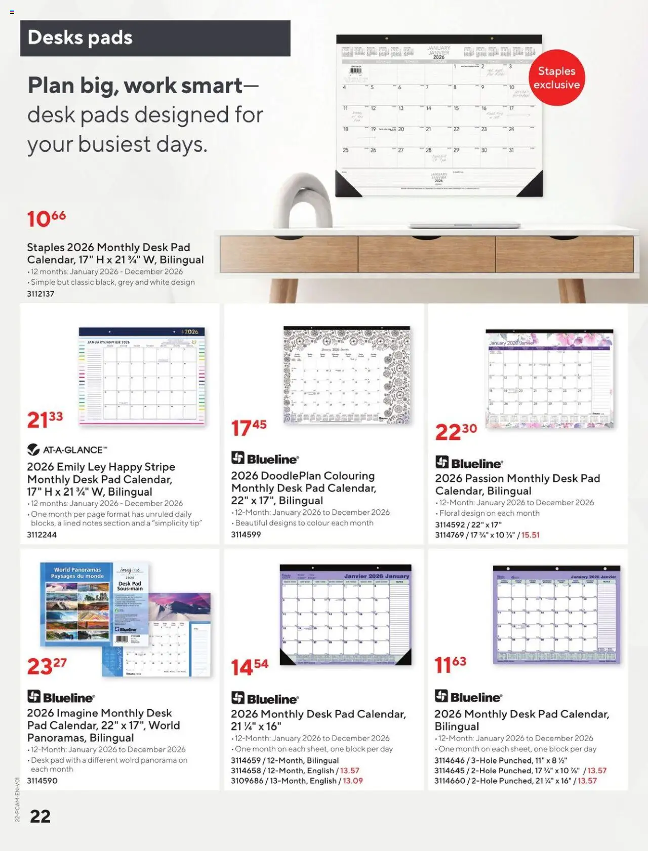 Staples - Catalog - Business  - page 22- valid from Aug 15, 2025