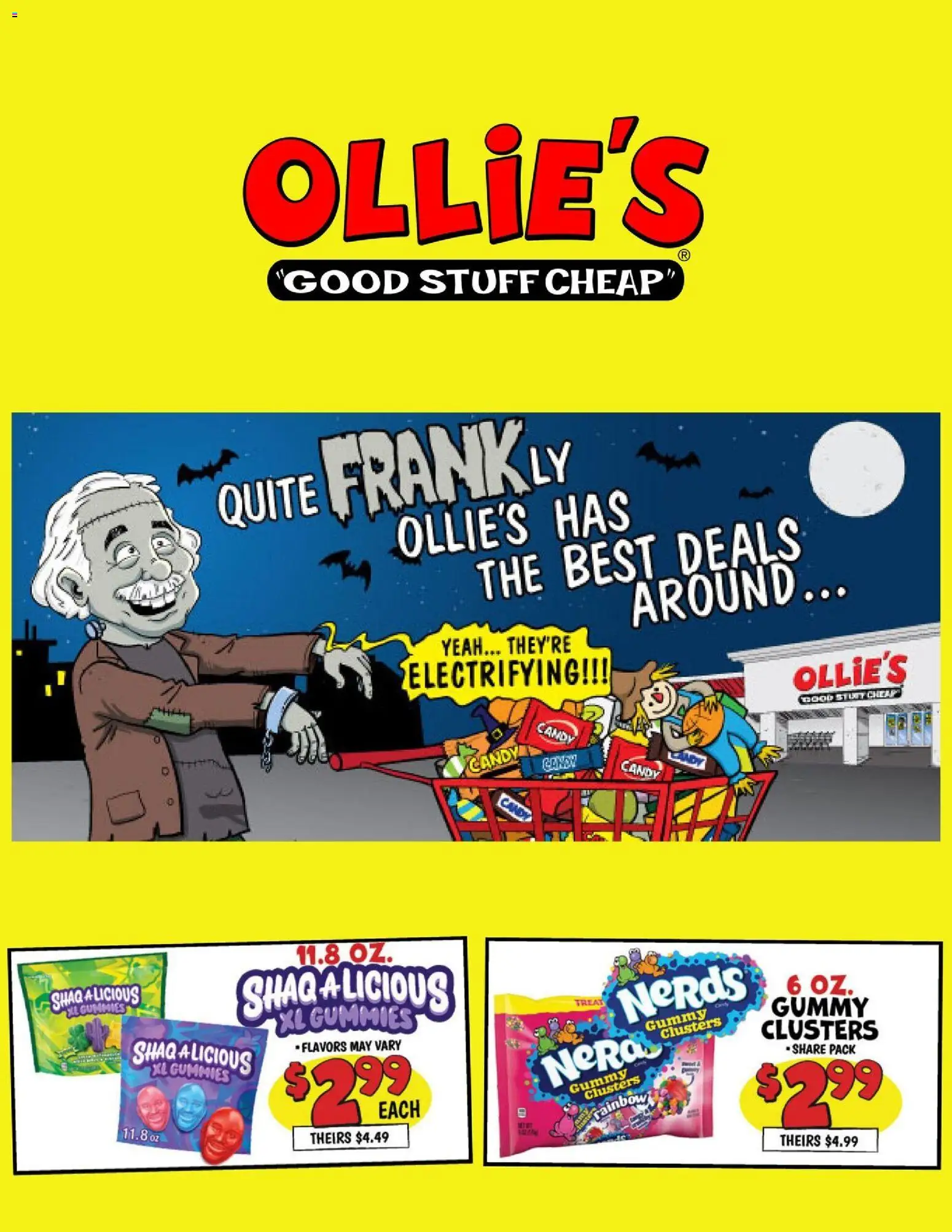 Ollie's Weekly Ad - page 1- valid from 10/23/2025