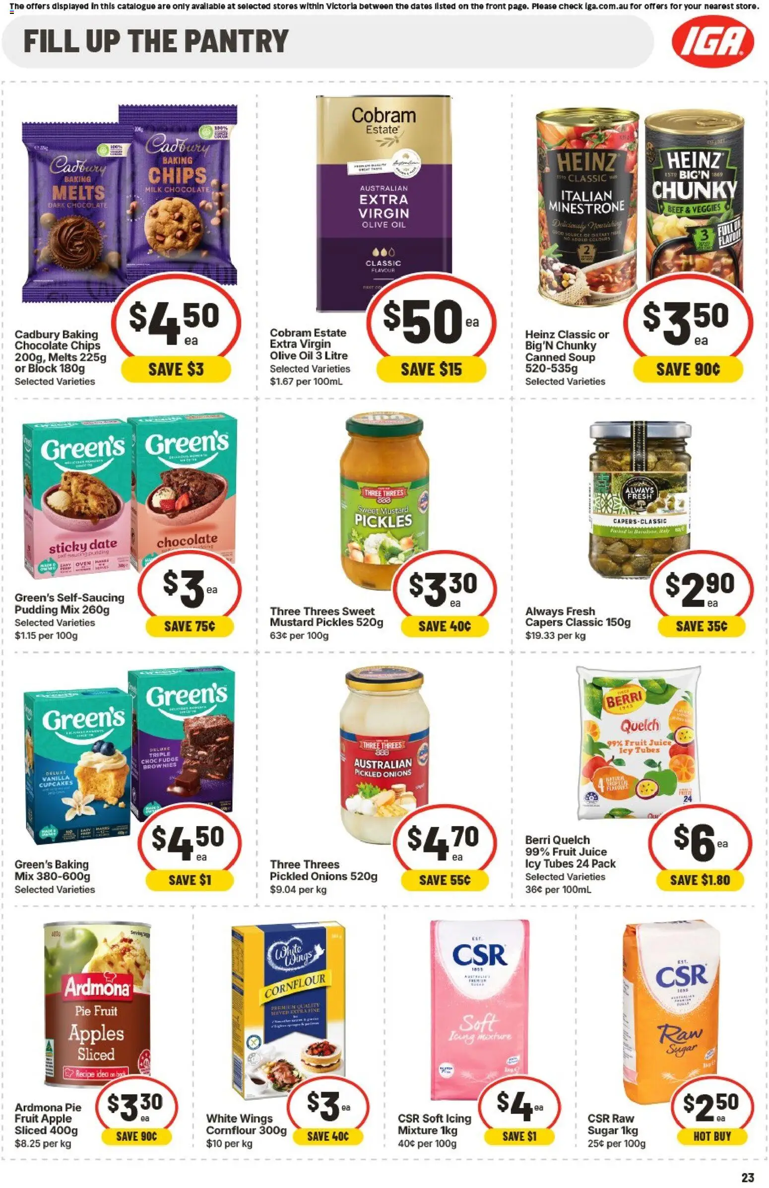 IGA catalogue  - page 26- valid from 04/03/2026