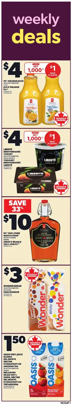 Preview Independent Grocer weekly flyer / circulaire valid from Jan 15, 2026