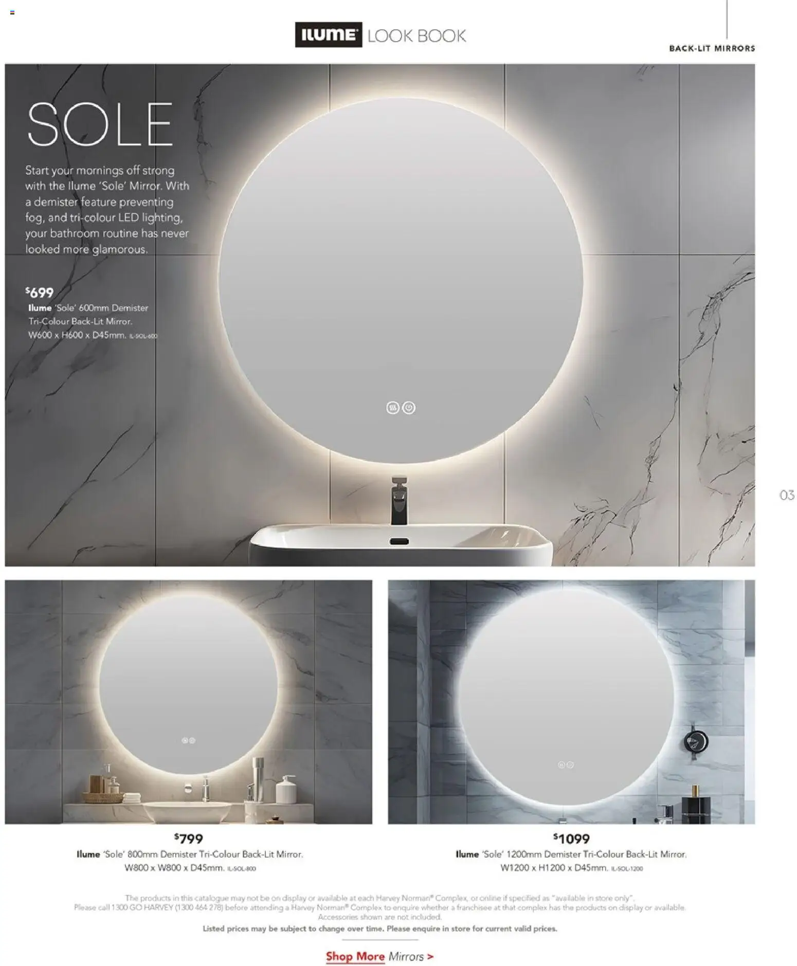 Harvey Norman - Ilume Look Book Guide - page 3- valid from 05/02/2026