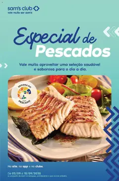 Pré-visualização Sam's Club - Ofertas Especial de Pescados válida a partir de 02/09/2025