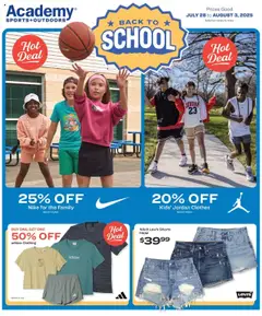 Preview Academy Sports Weekly Ad valid from 07/28/2025