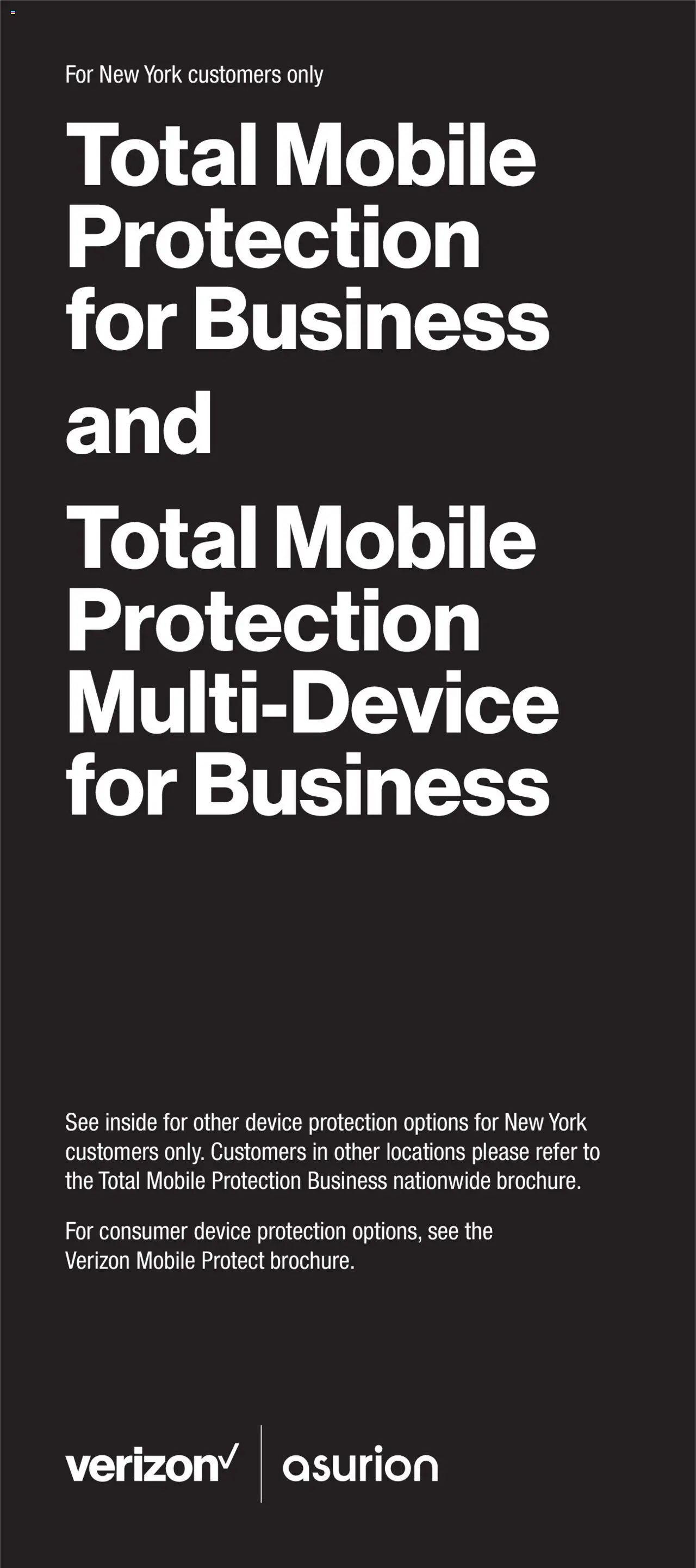 Verizon Total Mobile Protection: For New York customers only - page 1- valid from 03/13/2025