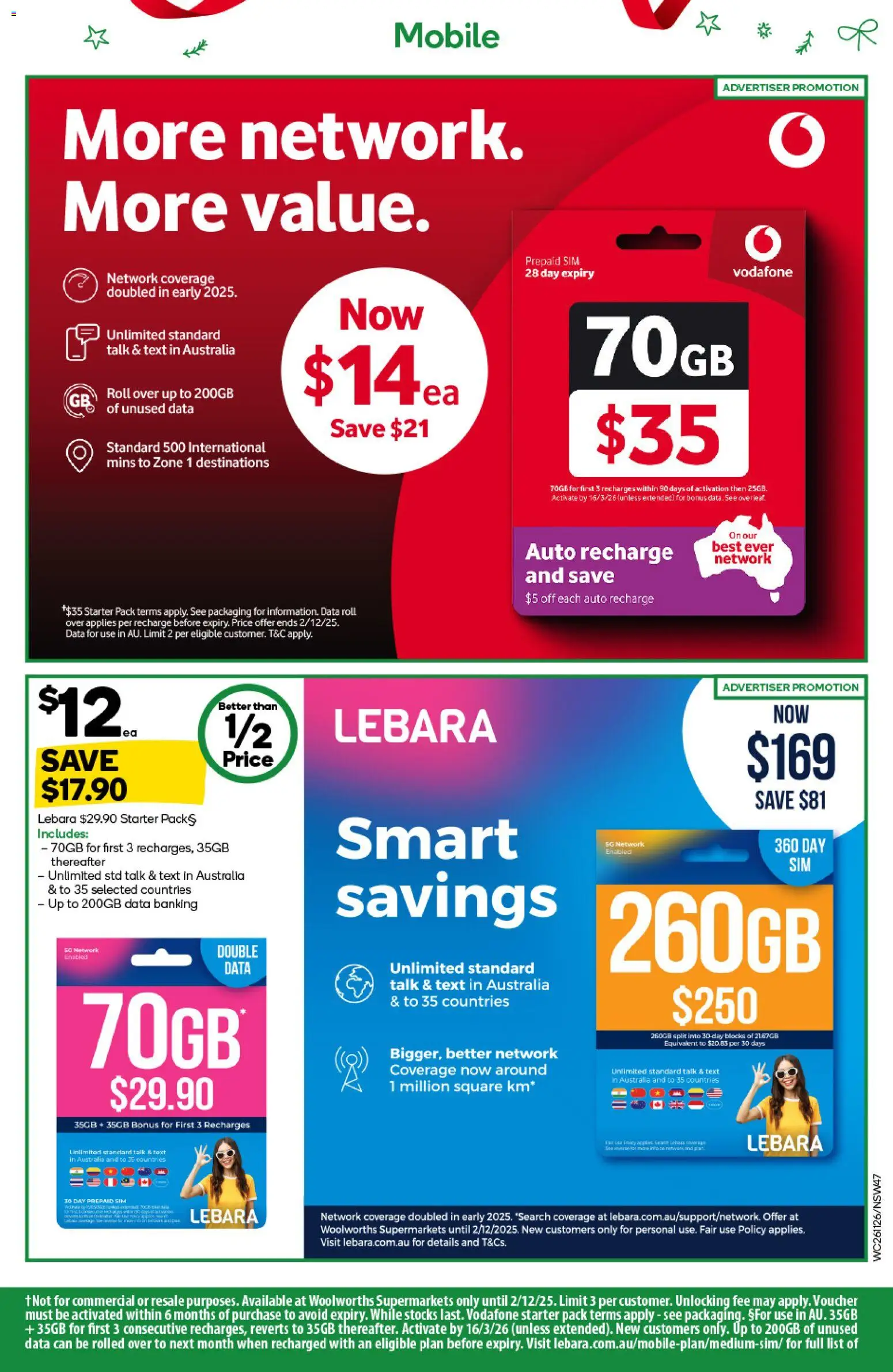 Woolworths Black Friday - page 47- valid from 26/11/2025