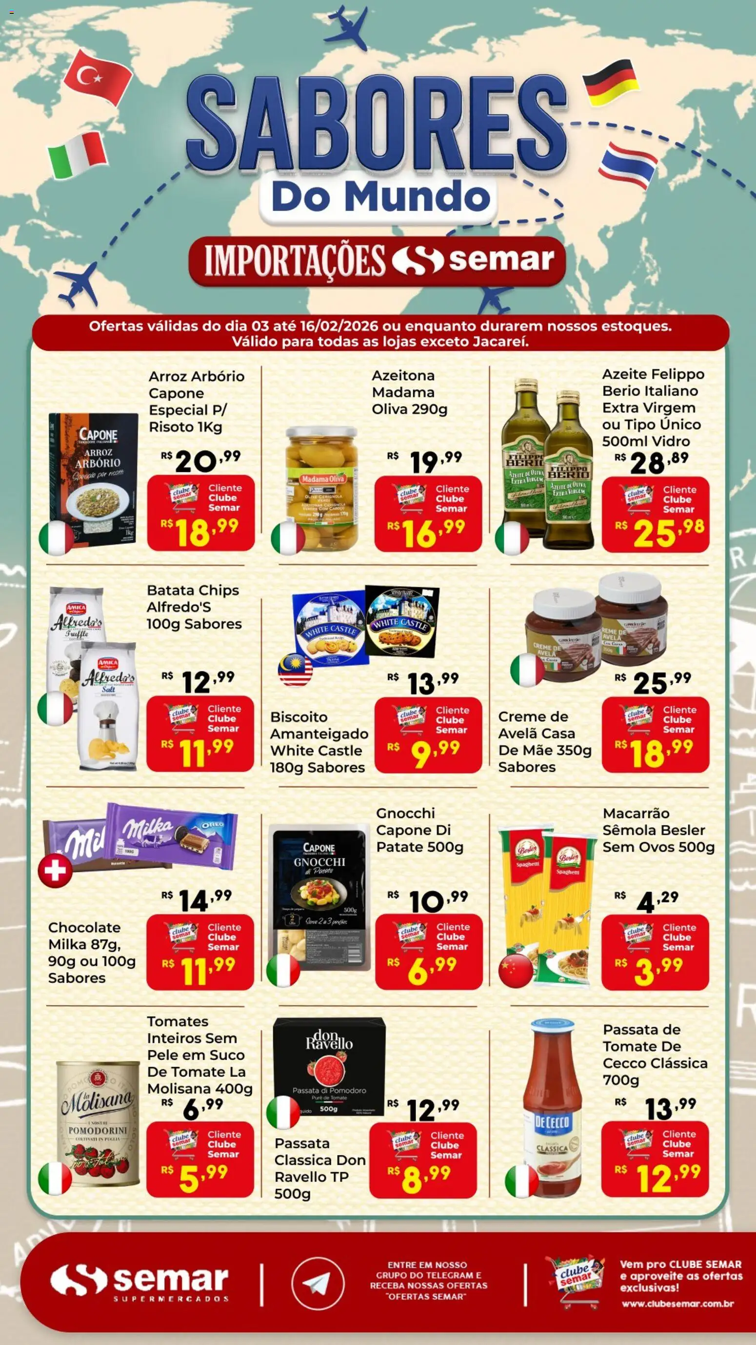 Semar Supermercado - Ofertas Importados Jacareí - página 1- válido a partir de 03/02/2026

