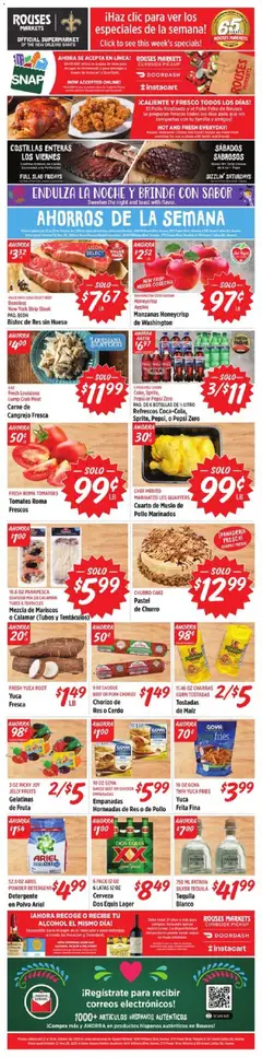 Preview Rouses Hispanic Ad valid from 10/22/2025