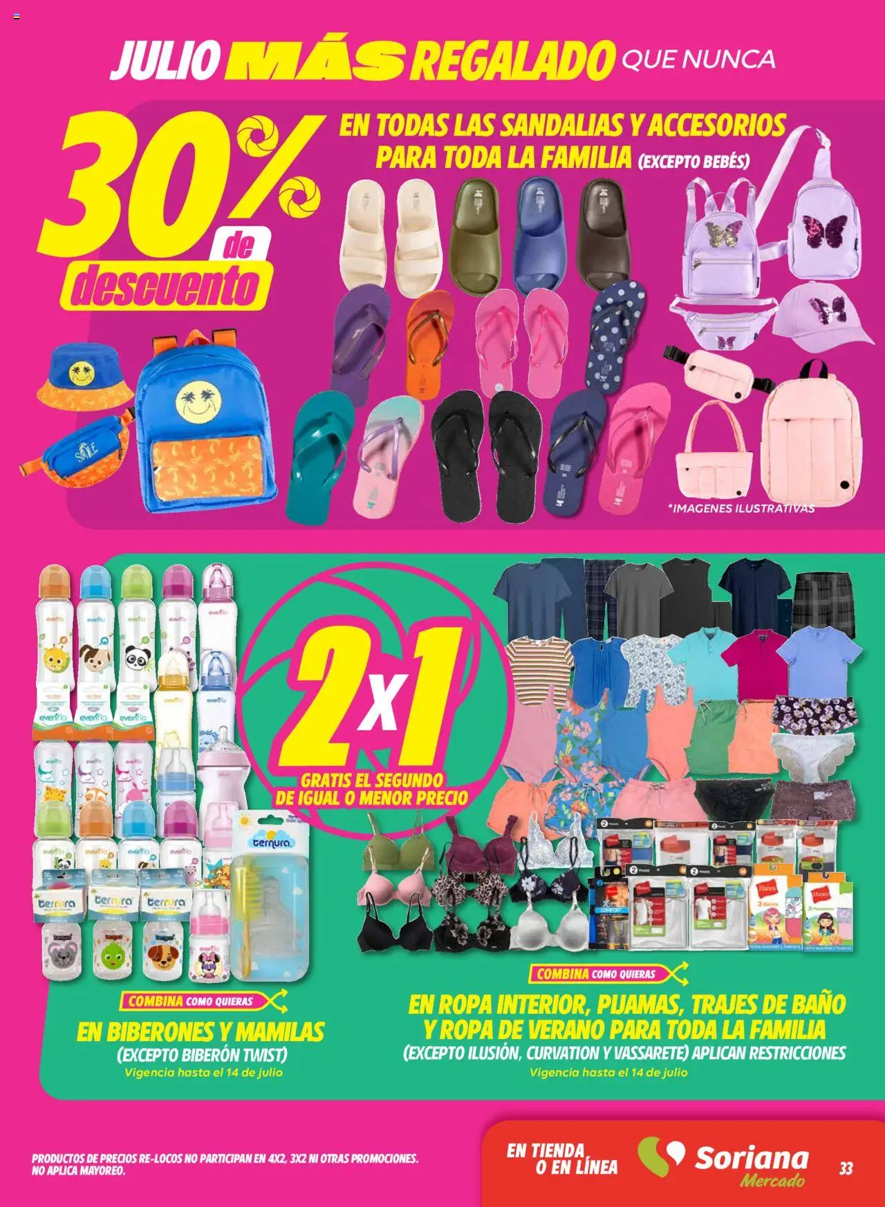 Soriana - Julio Regalado Mercado Nacional (Excepto frontera) - página 33- válido desde 11/07/2025