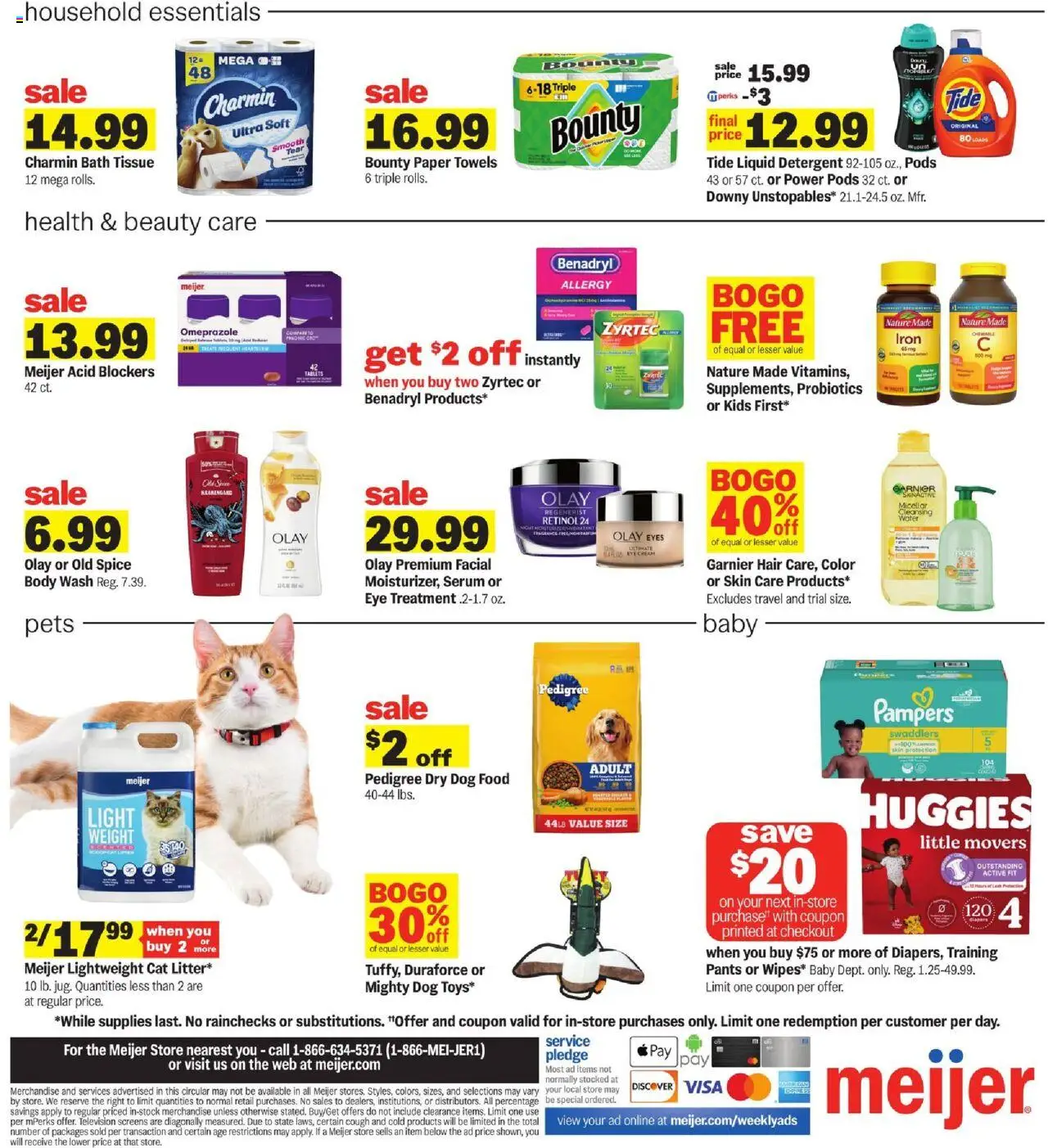 Meijer Weekly Ad - page 4- valid from 07/20/2025