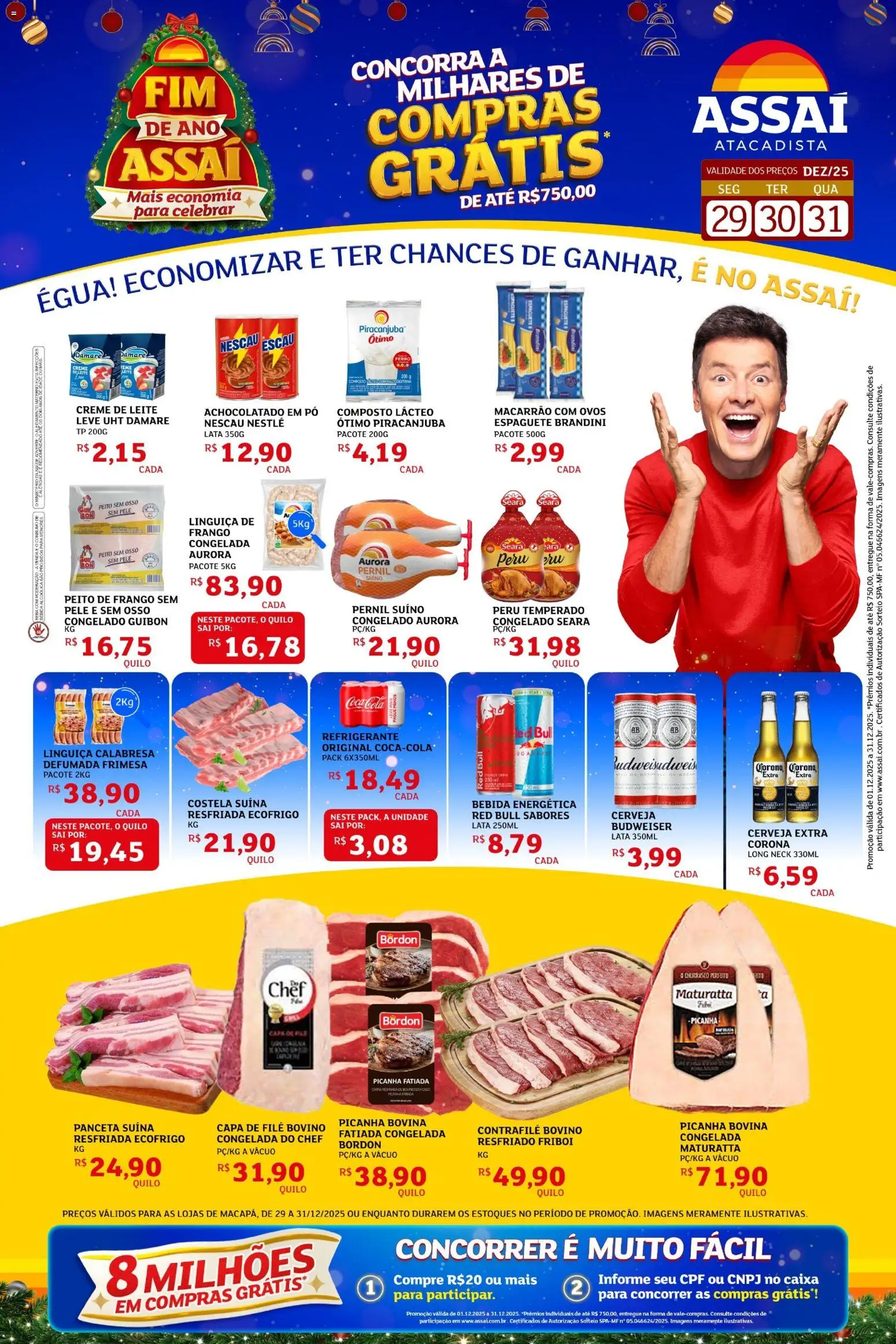 Encarte Assaí Atacadista - página 1- válido a partir de 29/12/2025
