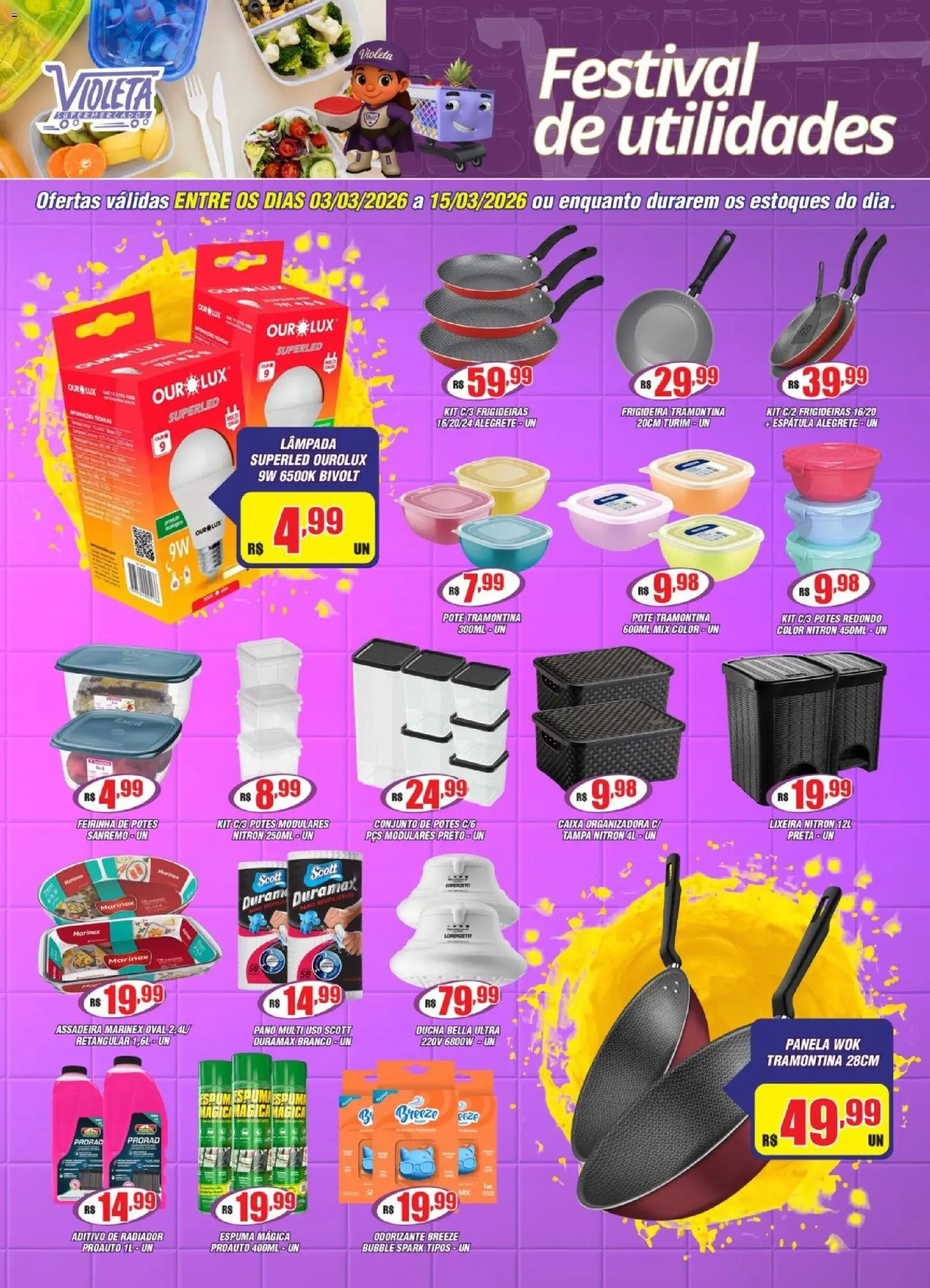 Violeta Supermercados - Ofertas da semana - página 1- válido a partir de 03/03/2026
