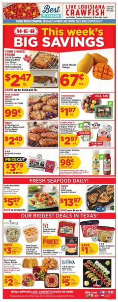 Preview H-E-B Weekly Ad valid from 03/25/2026