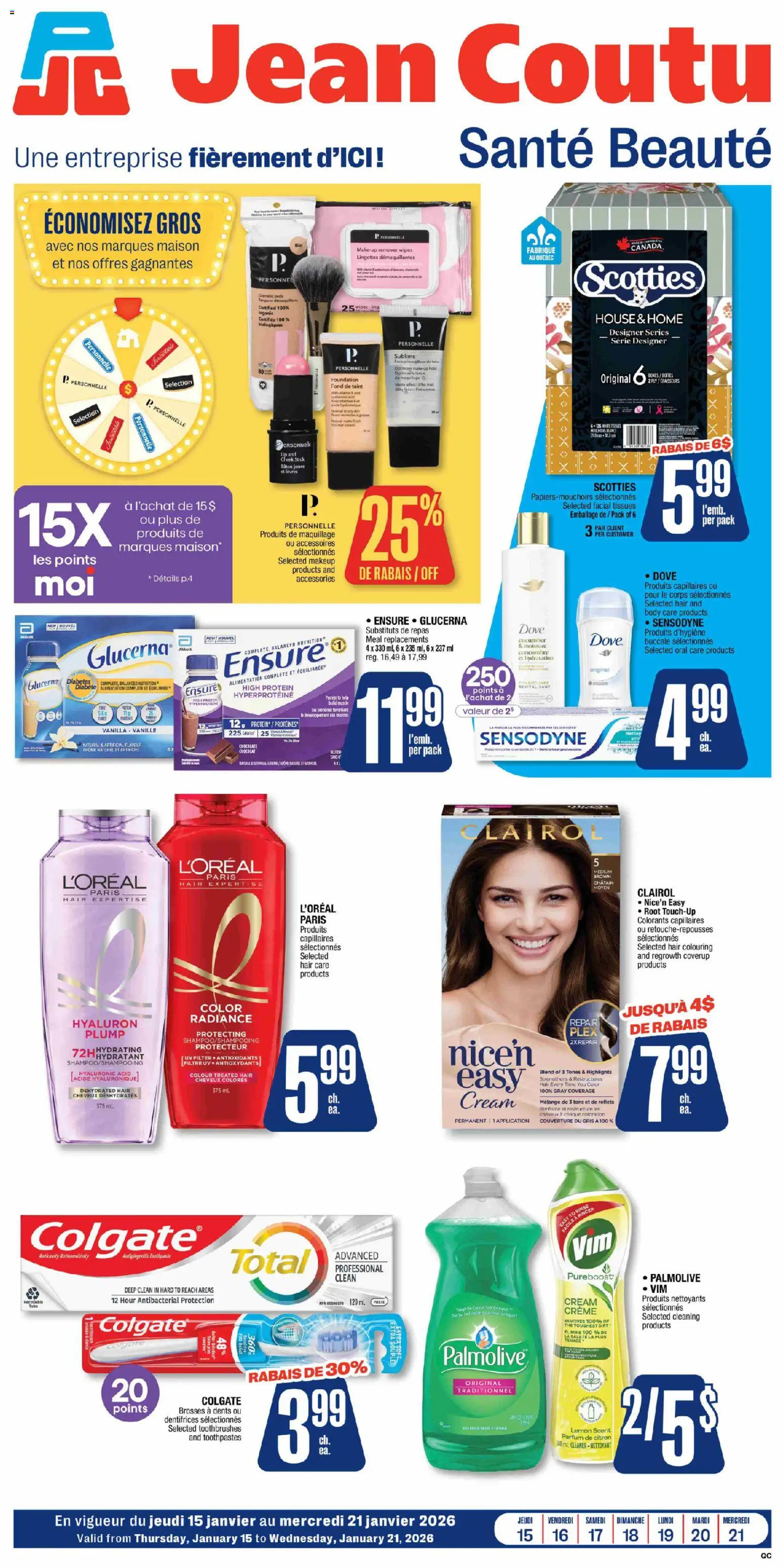 Jean Coutu - Health and Beauty - page 1- valid from Jan 15, 2026