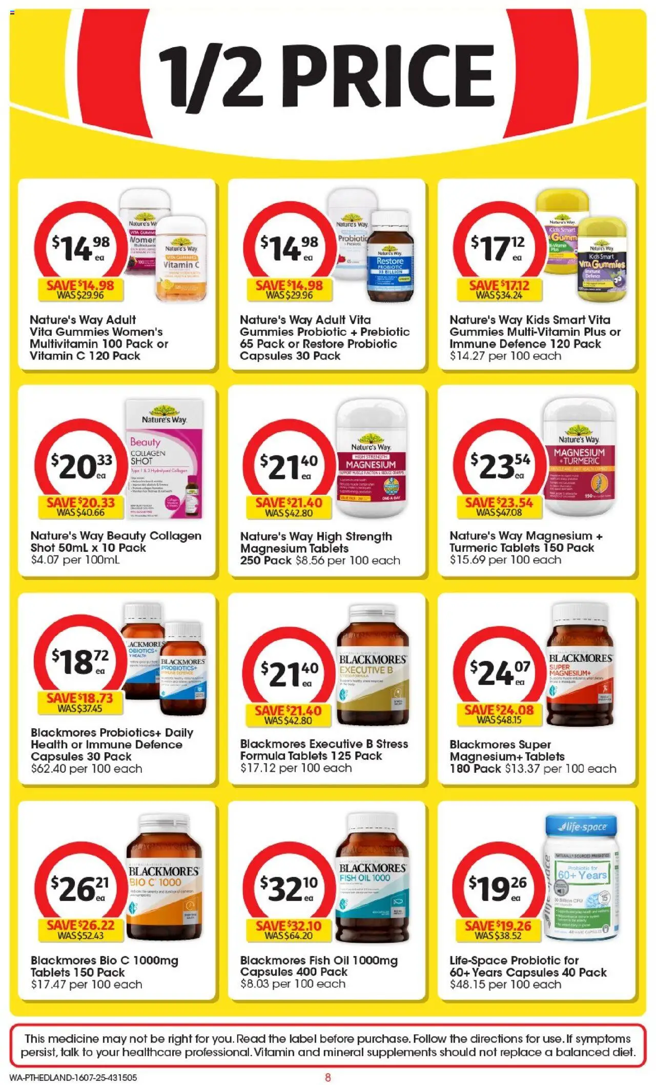 Coles Catalogue PT Hedland - page 8- valid from 16/07/2025