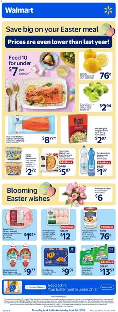 Preview Walmart weekly flyer valid from Apr 2, 2026