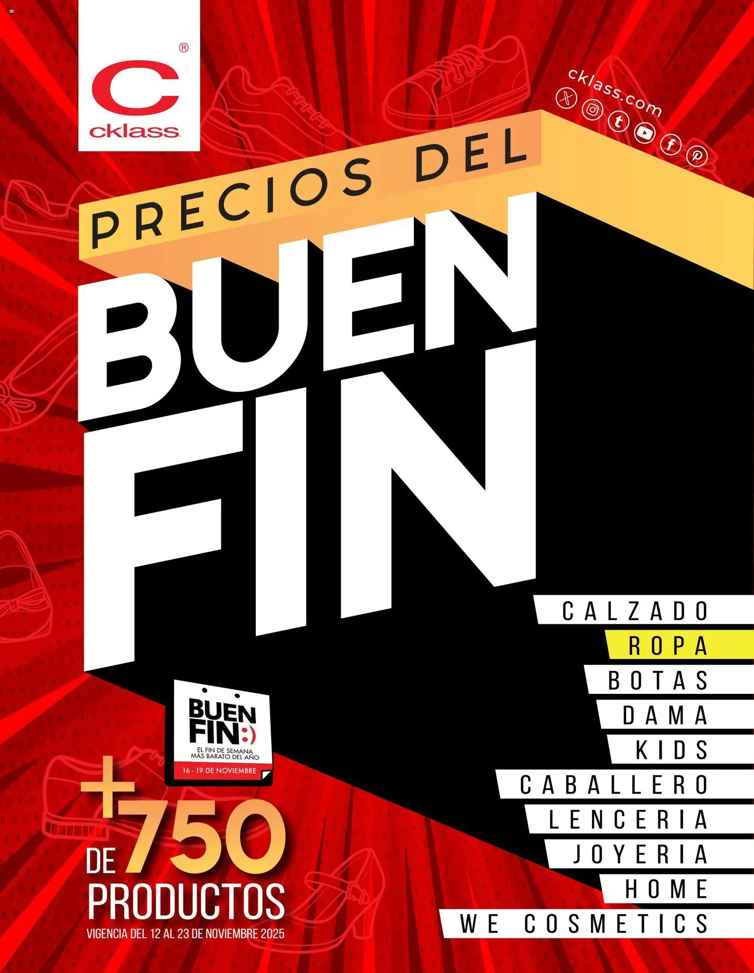 Cklass Buen Fin  - página 1- válido desde 12/11/2025