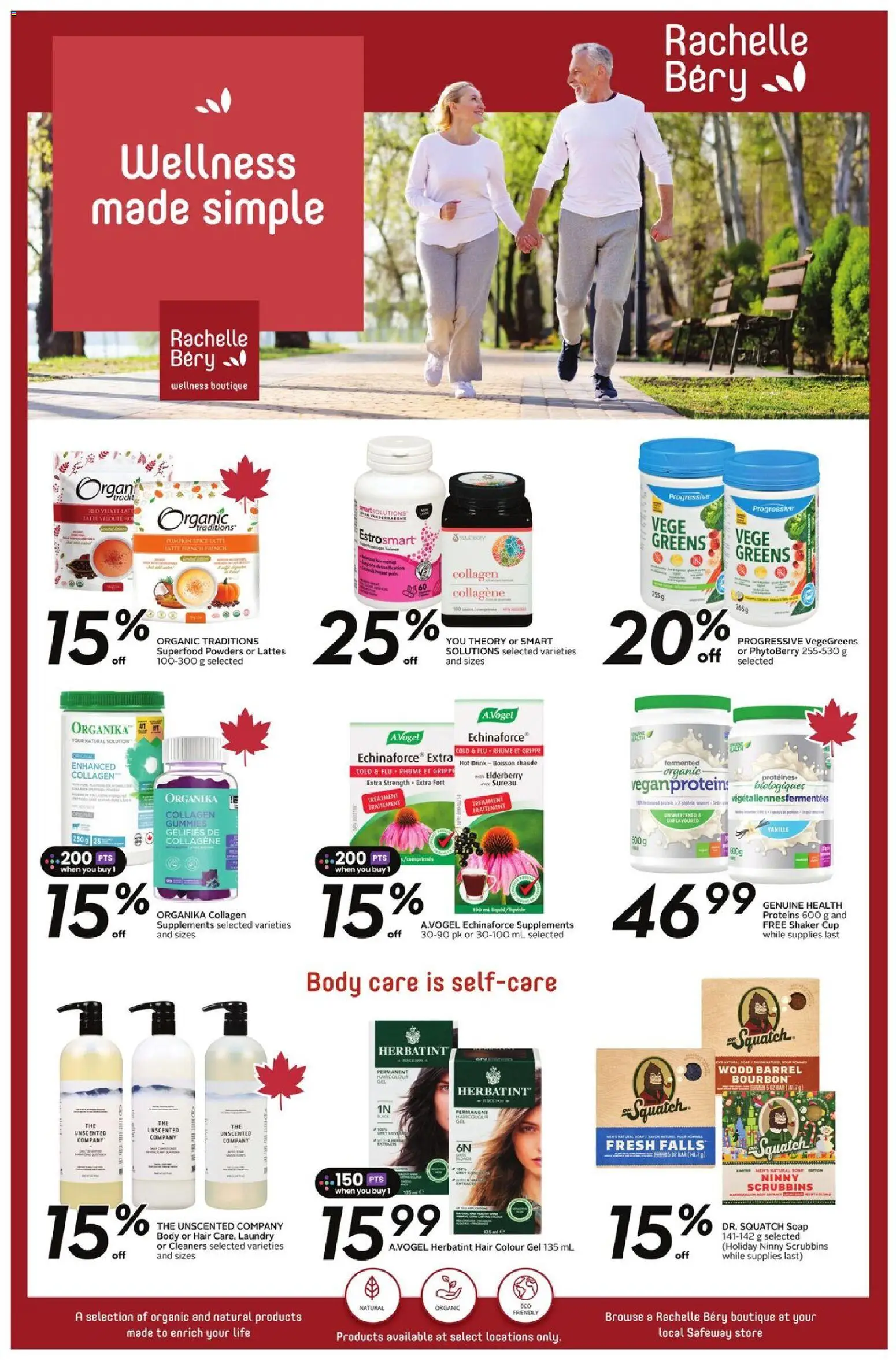 Safeway - Natural and Wellness Booklet - page 3- valid from Oct 23, 2025