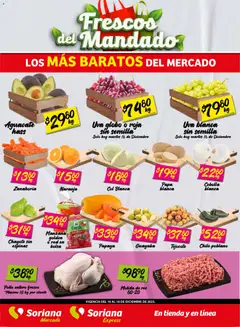 Soriana - Frescos del Mandado Mercado: Nuevo León válido desde 16/12/2025