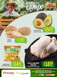 Soriana - Martes y Miércoles del Campo Súper: Tijuana, Mexicali, Ensenada, San Luis Río Colorado y Tecate válido desde 02/12/2025