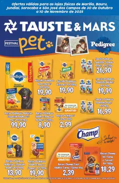 Pré-visualização Tauste - Ofertas Especial Mars válida a partir de 30/10/2025