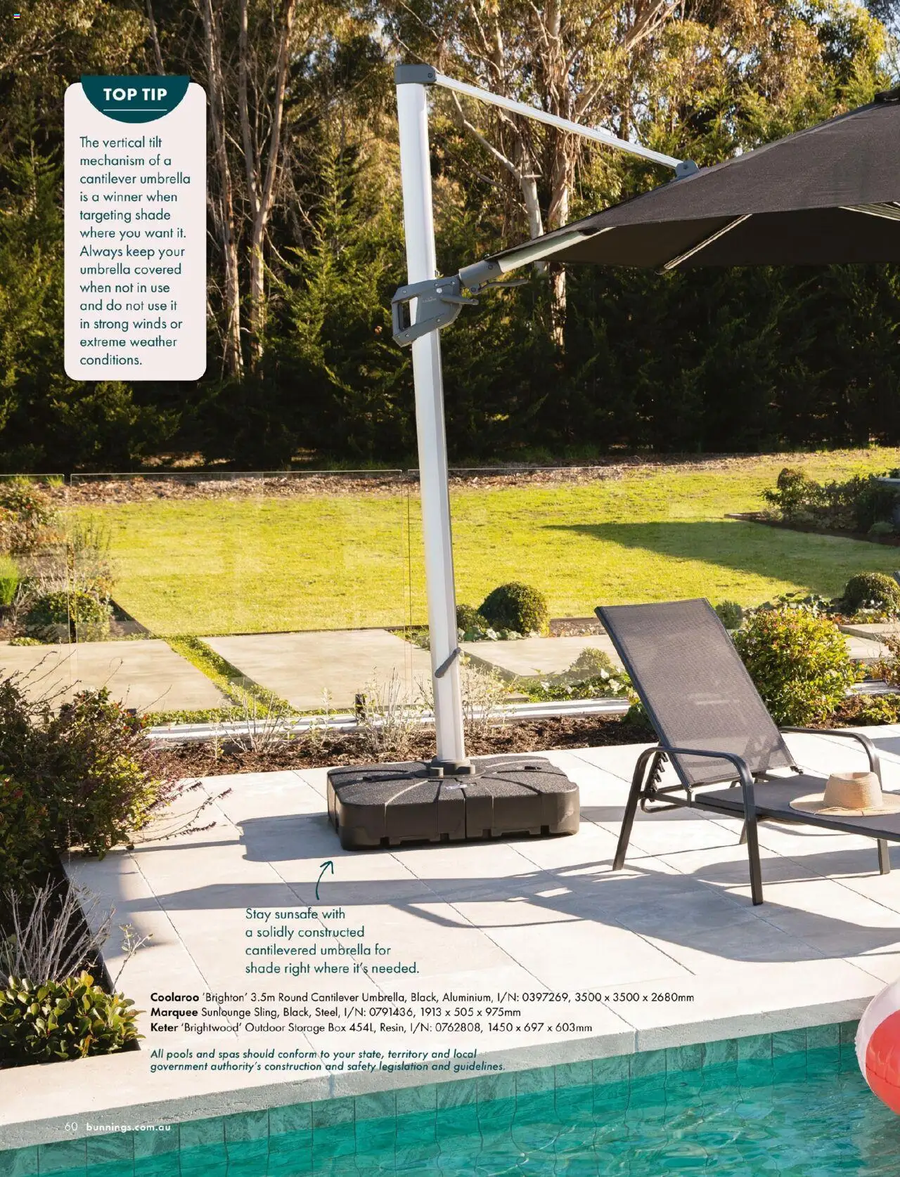 Bunnings Warehouse Outdoor Style Magazine 2025/26 - page 60- valid from 25/08/2025