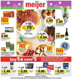 Preview Meijer Weekly Ad valid from 04/01/2026