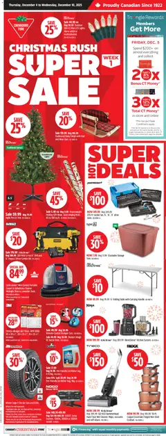 Preview Canadian Tire weekly flyer valid from Dec 4, 2025