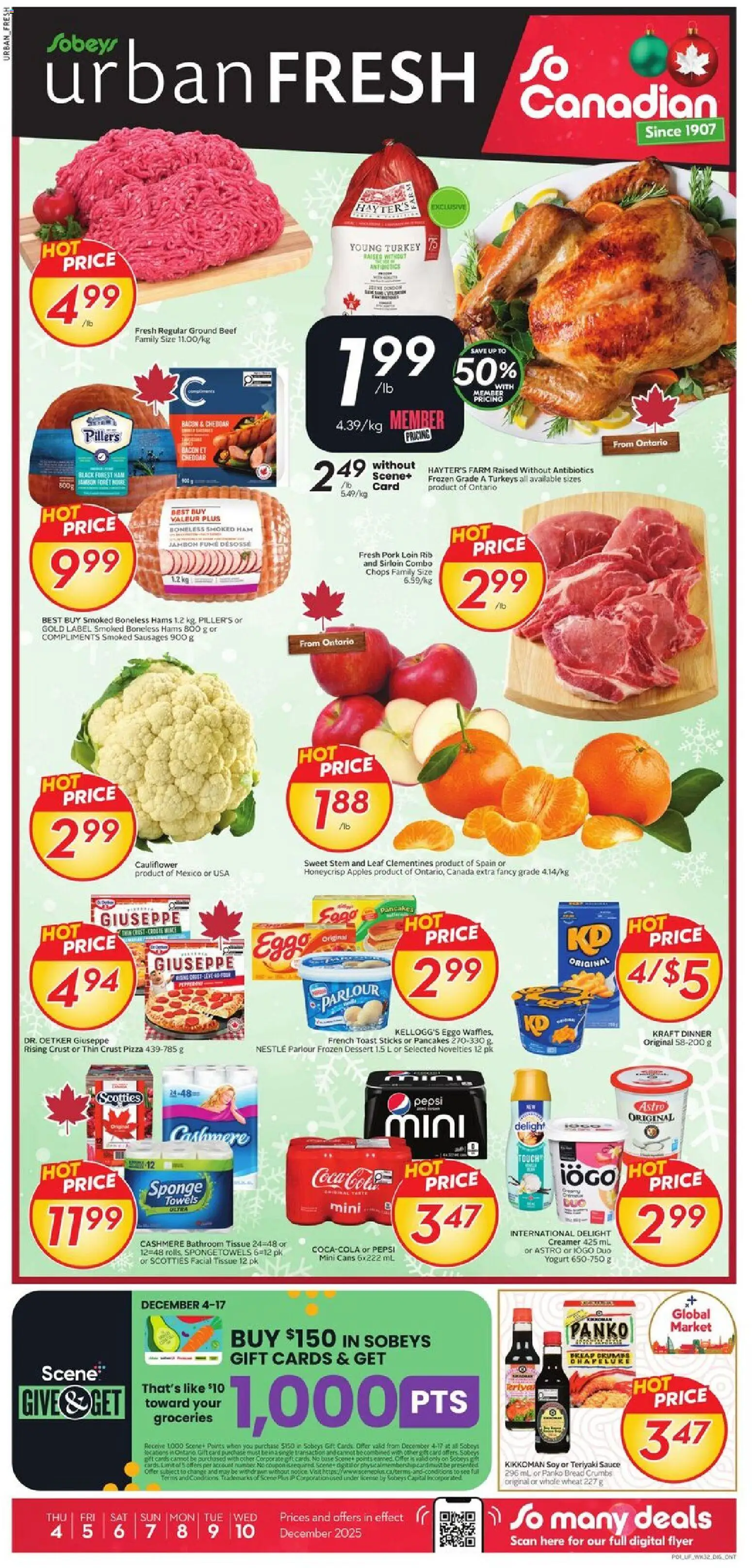 Sobeys - Weekly Flyer - Urban Fresh - page 1- valid from Dec 4, 2025