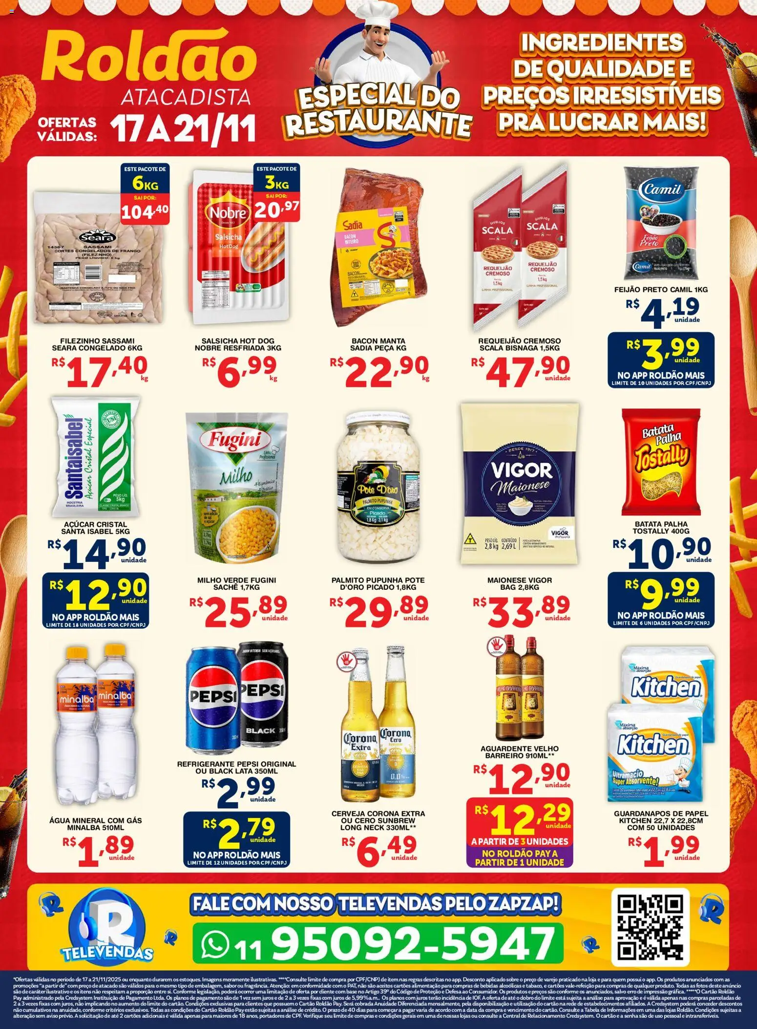 Roldão - Ofertas Especial Restaurante - página 1- válido a partir de 17/11/2025
