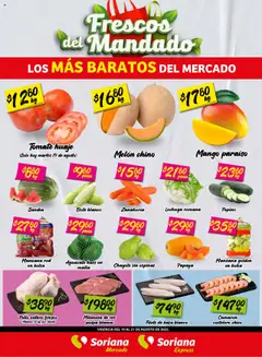 Soriana - Frescos del Mandado Mercado Coah, Chih y Dur válido desde 19/08/2025