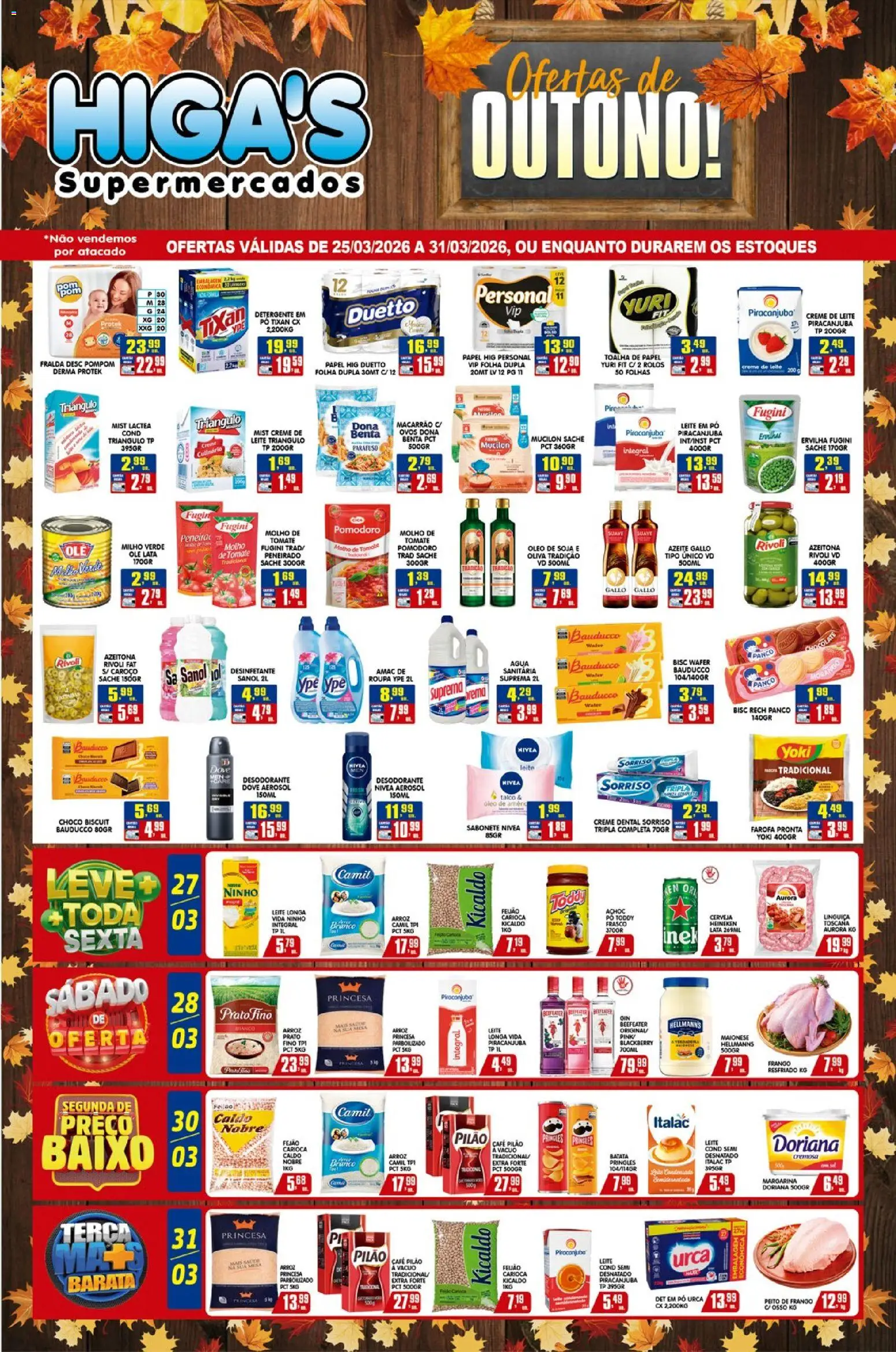 Higa's Supermercado - Ofertas da semana - página 1- válido a partir de 25/03/2026

