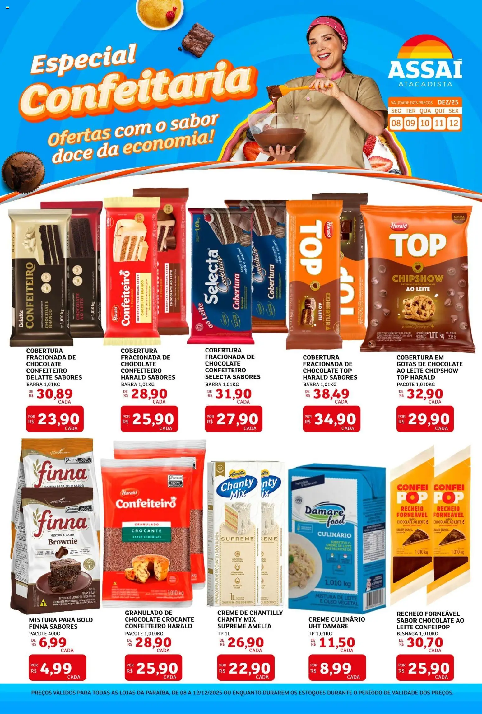 Encarte Assaí Atacadista - página 1- válido a partir de 08/12/2025
