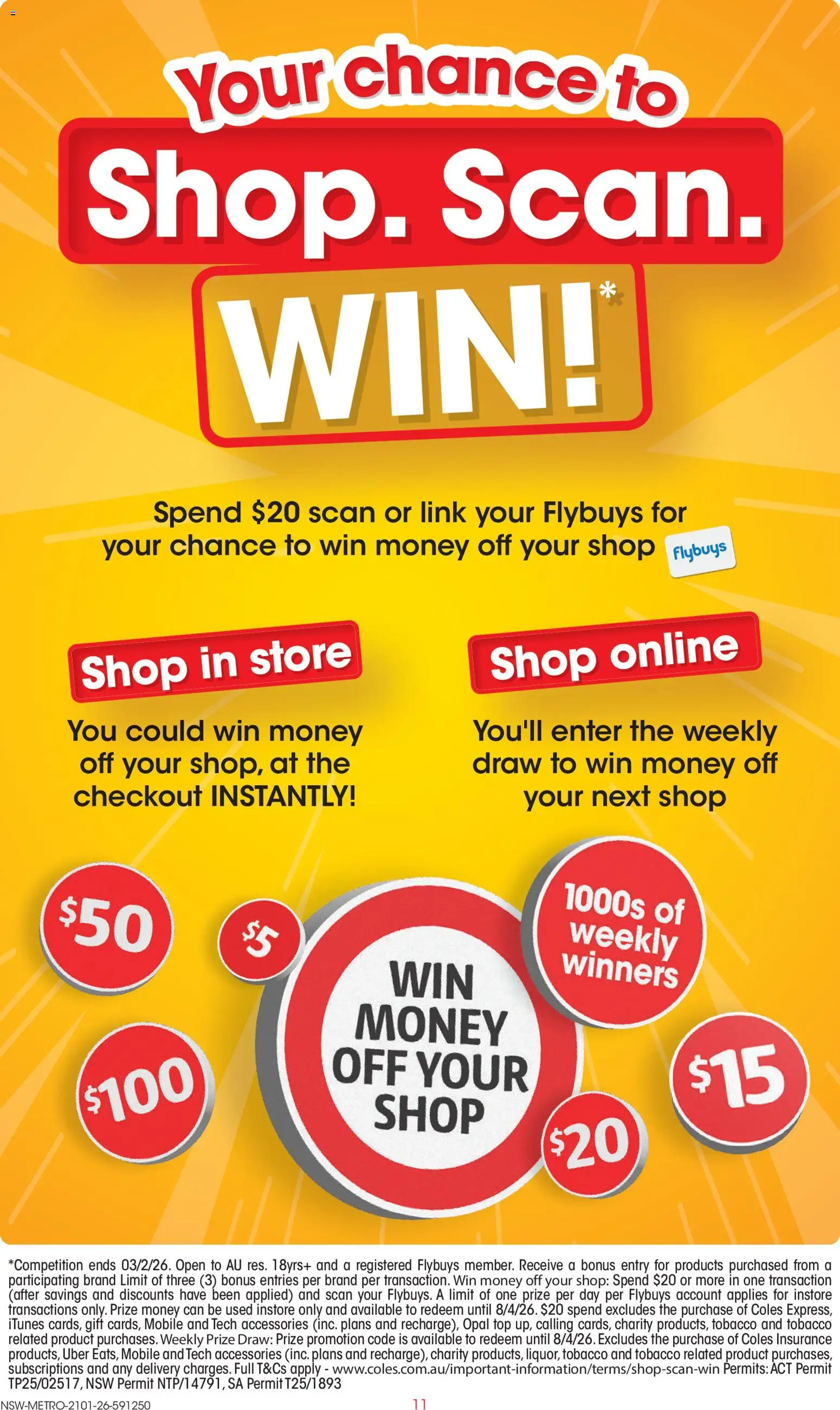 Coles  Catalogue  - page 11- valid from 21/01/2026