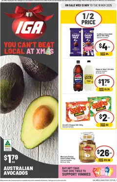 IGA catalogue preview - valid from 12/11/2025