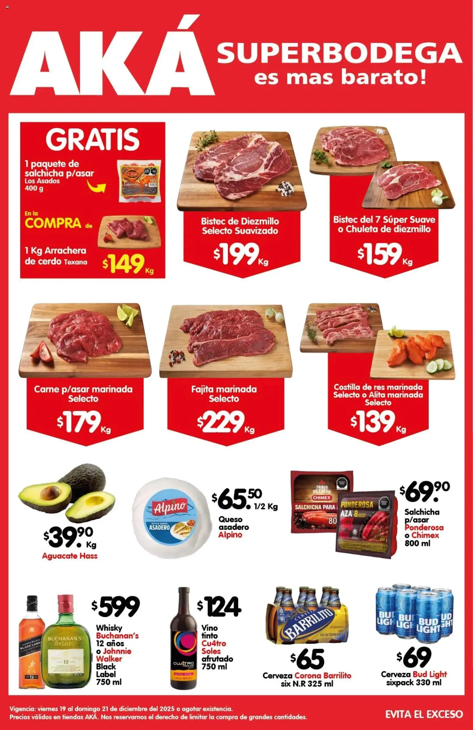 Arteli folleto Aká Superbodegas - página 1- válido desde 19/12/2025