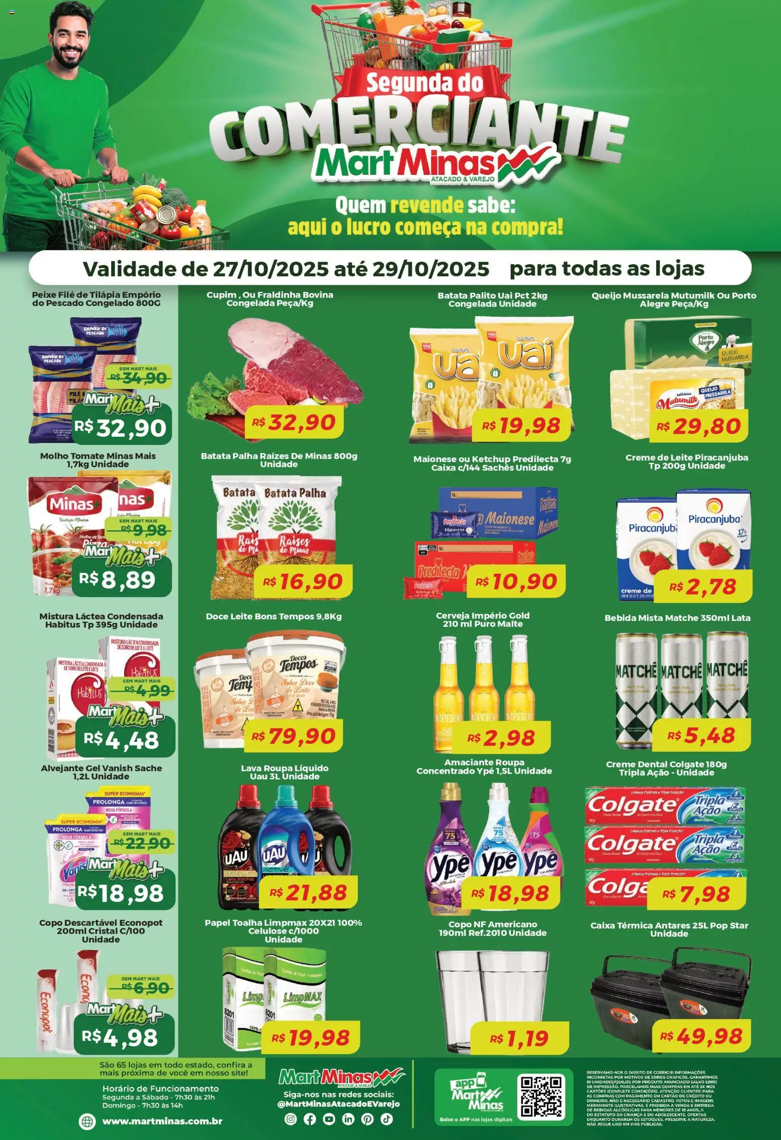 Mart Minas - Ofertas Segunda do Comerciante - página 1- válido a partir de 27/10/2025
