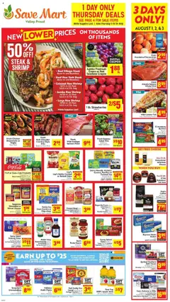 Preview Save Mart Weekly Ad valid from 07/30/2025