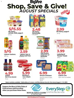 Preview HyVee August Specials valid from 08/01/2025
