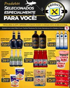 Pré-visualização X Supermercados - Ofertas Especiais de Produtos Importados válida a partir de 22/10/2025