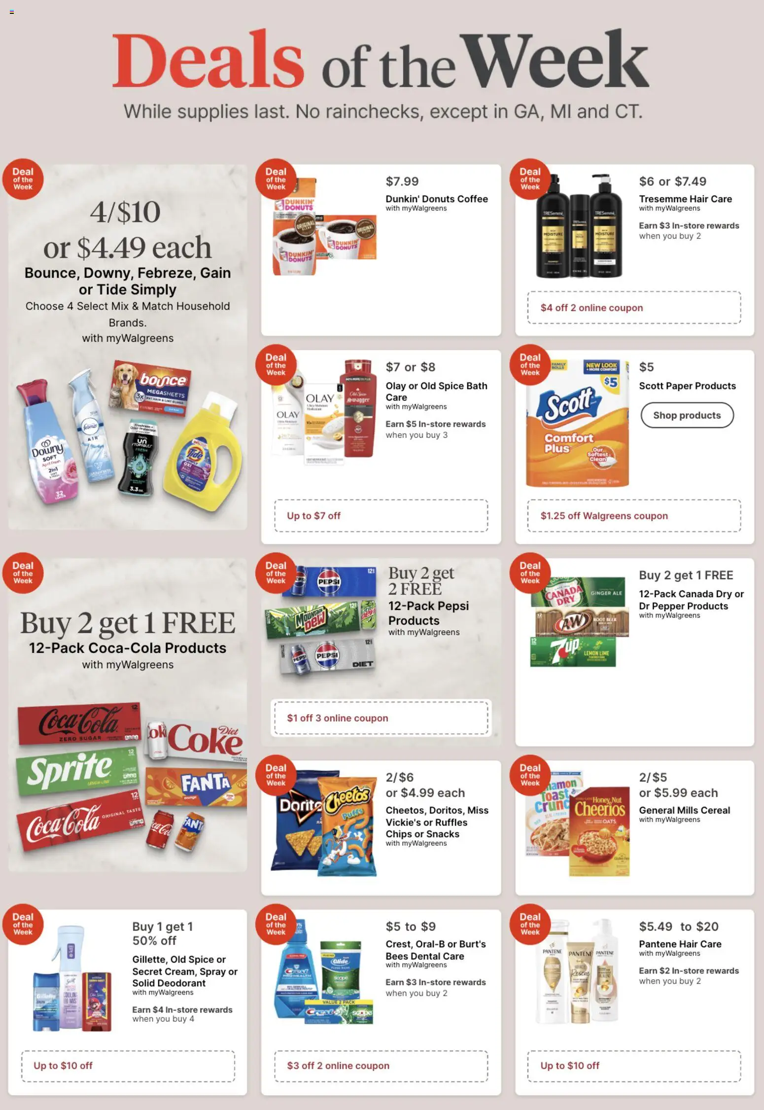 Walgreens Weekly Ad - page 1- valid from 04/05/2026